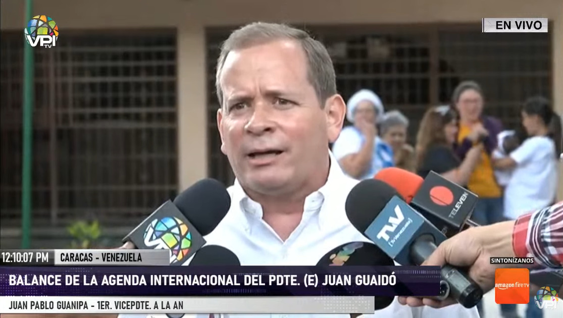 Dip. Juan Pablo Guanipa: Se espera que Guaidó sea recibido en Estados Unidos