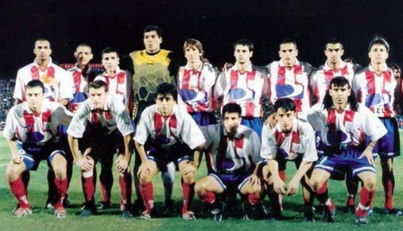 Último alineación de Estudiantes de Mérida en una Copa Libertadores (1999)