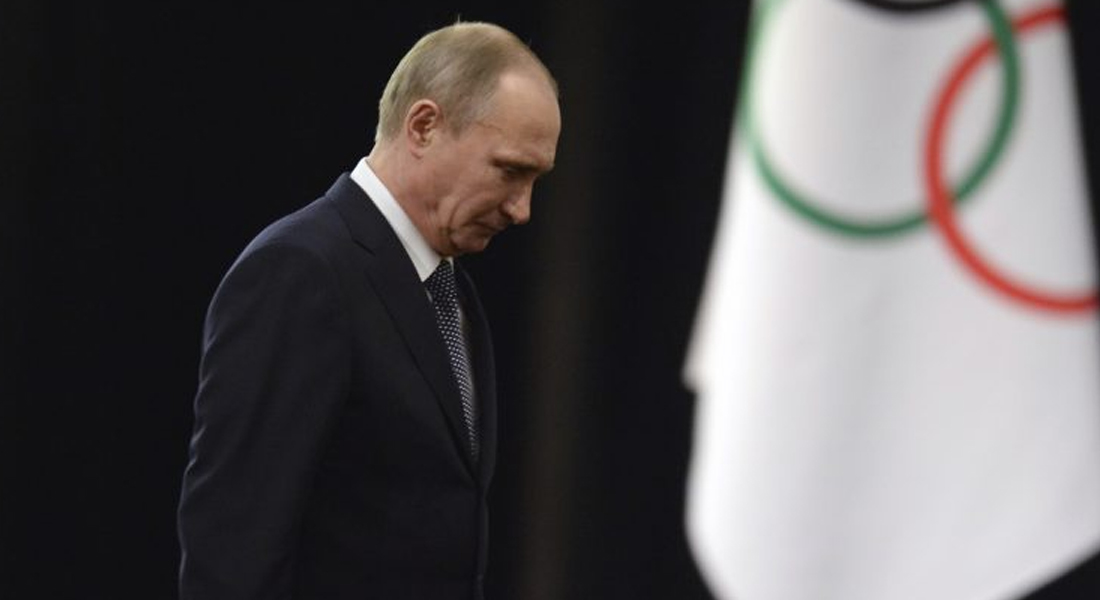 El mandatario ruso Vladimir Putin fue firme en su postura de no aceptar la exclusión de la AMA. Foto: AFP