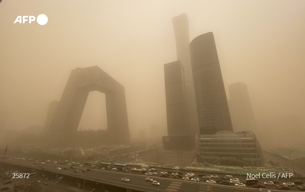 AFP | Tormenta de arena en Pekín