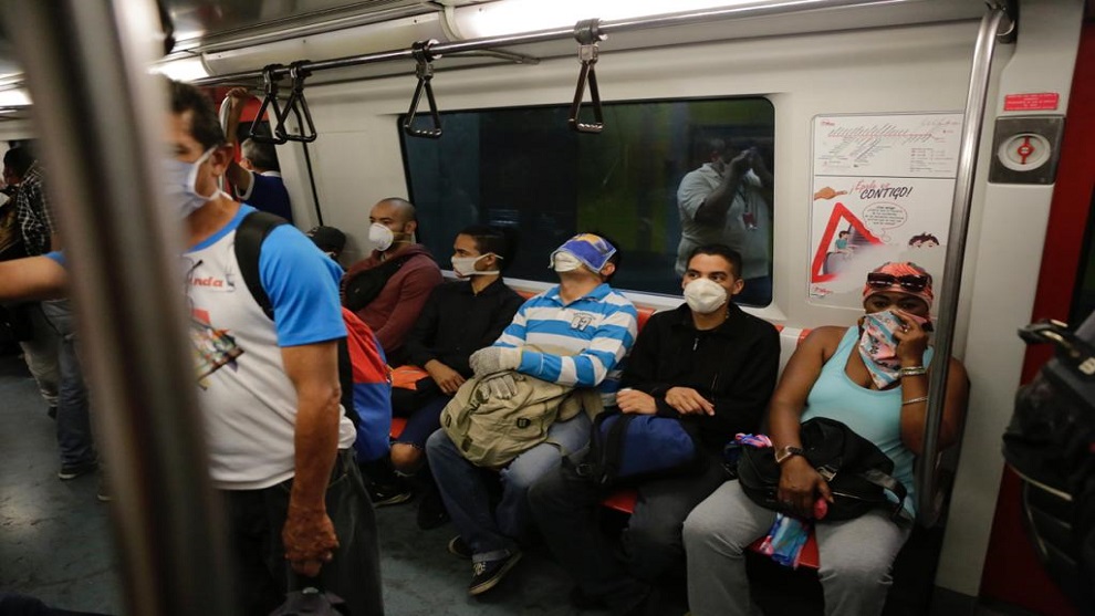 Medidas de bioseguridad en el metro | Foto: Cortesía NTN24