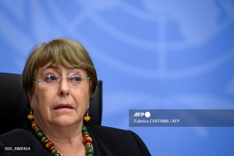 Michelle Bachelet, alta comisionada de la ONU para los Derechos Humanos