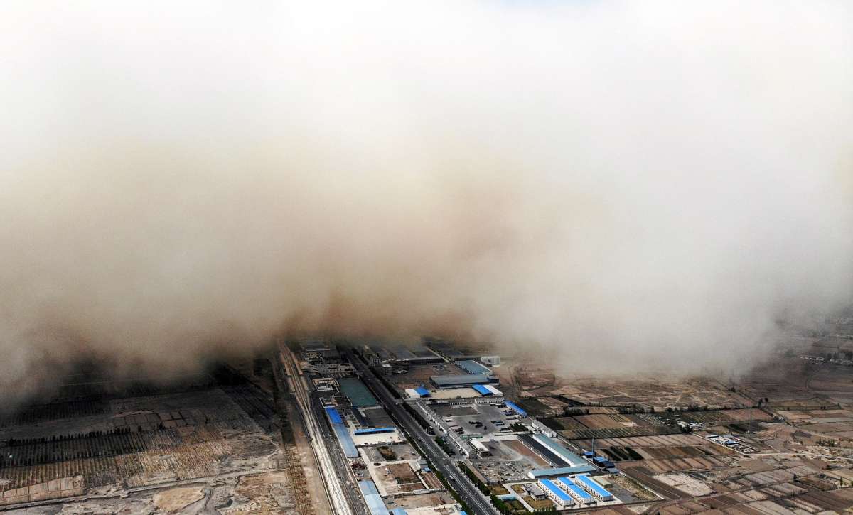 Tormenta China Foto AFP