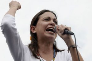 María Corina Machado, dirigente político venezolano. Foto: Twitter