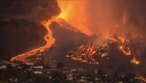 Volcán de La Palma. Foto: TV Canarias