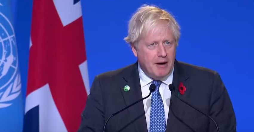 Primer ministro del Reino Unido, Boris Johnson. Foto: Captura de pantalla ONU