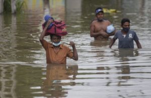 Inundaciones en Sri Lanka. Foto: Twitter