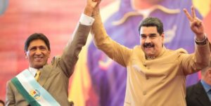Argenis Chávez y Nicolás Maduro