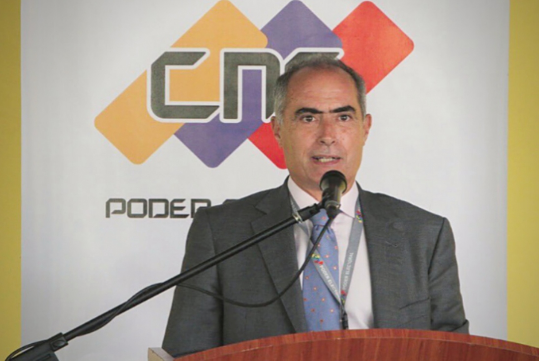 Roberto Picón, rector del CNE, habla sobre el referéndum revocatorio. Foto: El Impulso
