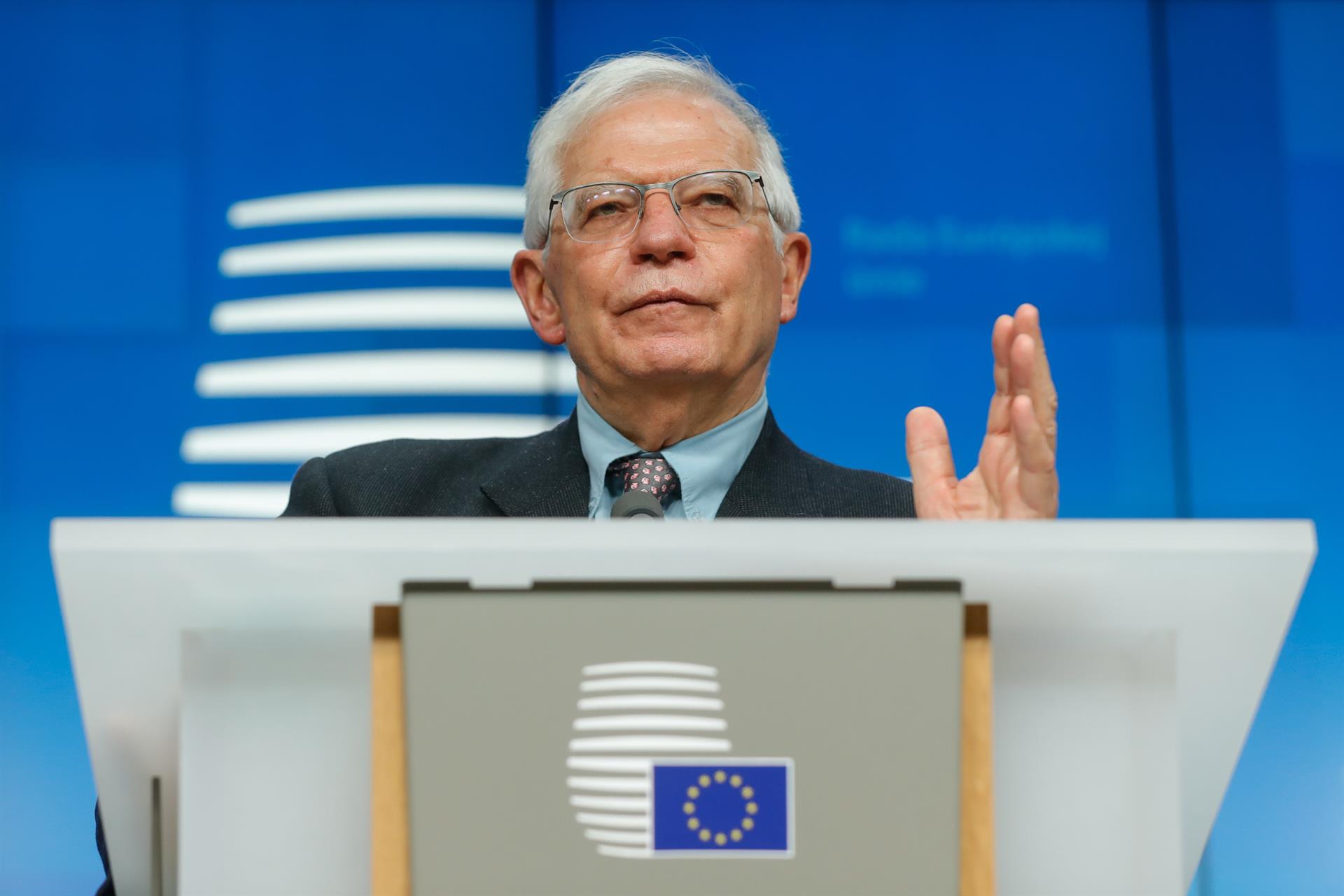 Alto representante de la Unión Europea para asuntos Exteriores, Josep Borrell. Foto: EFE
