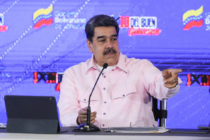 Maduro lidera reunión de trabajo con autoridades regionales y locales en el marco de las 3R.NETS. Foto: Twitter prensa presidencial