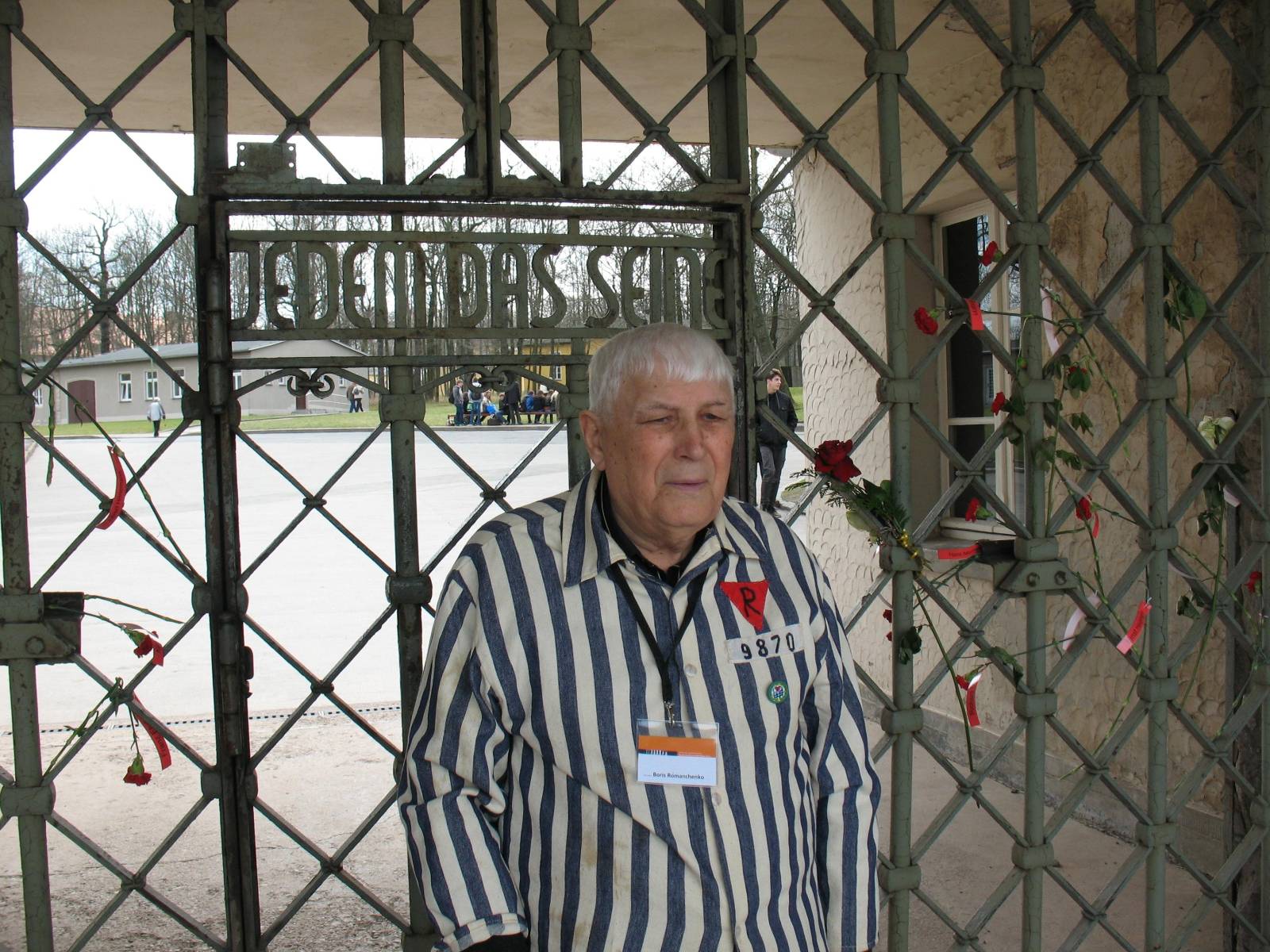 Boris Romantschenko, sobreviviente de campo de concentración nazi. Foto: Twitter Buchenwald and Mittelbau-Dora Memorials Foundation