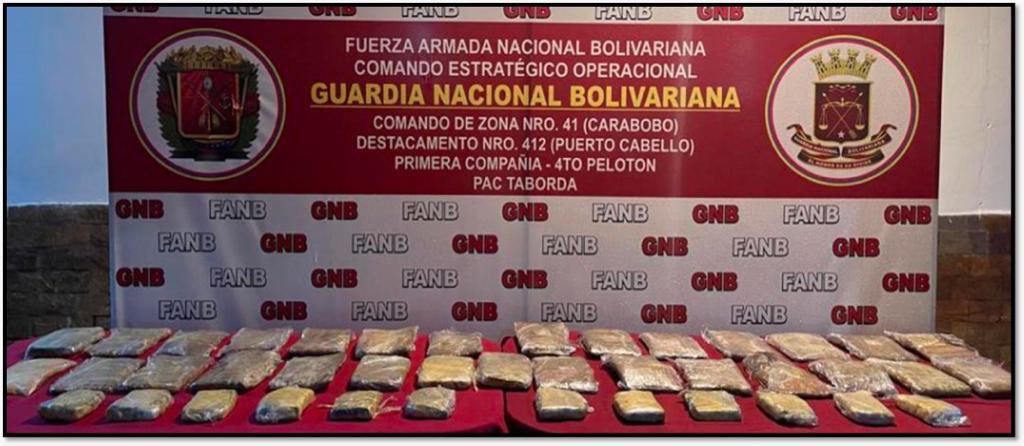 GNB incautó más de 41 panelas de presunta marihuana en el estado Carabobo