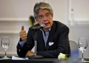 Guillermo Lasso, presidente de Ecuador. Foto: AFP