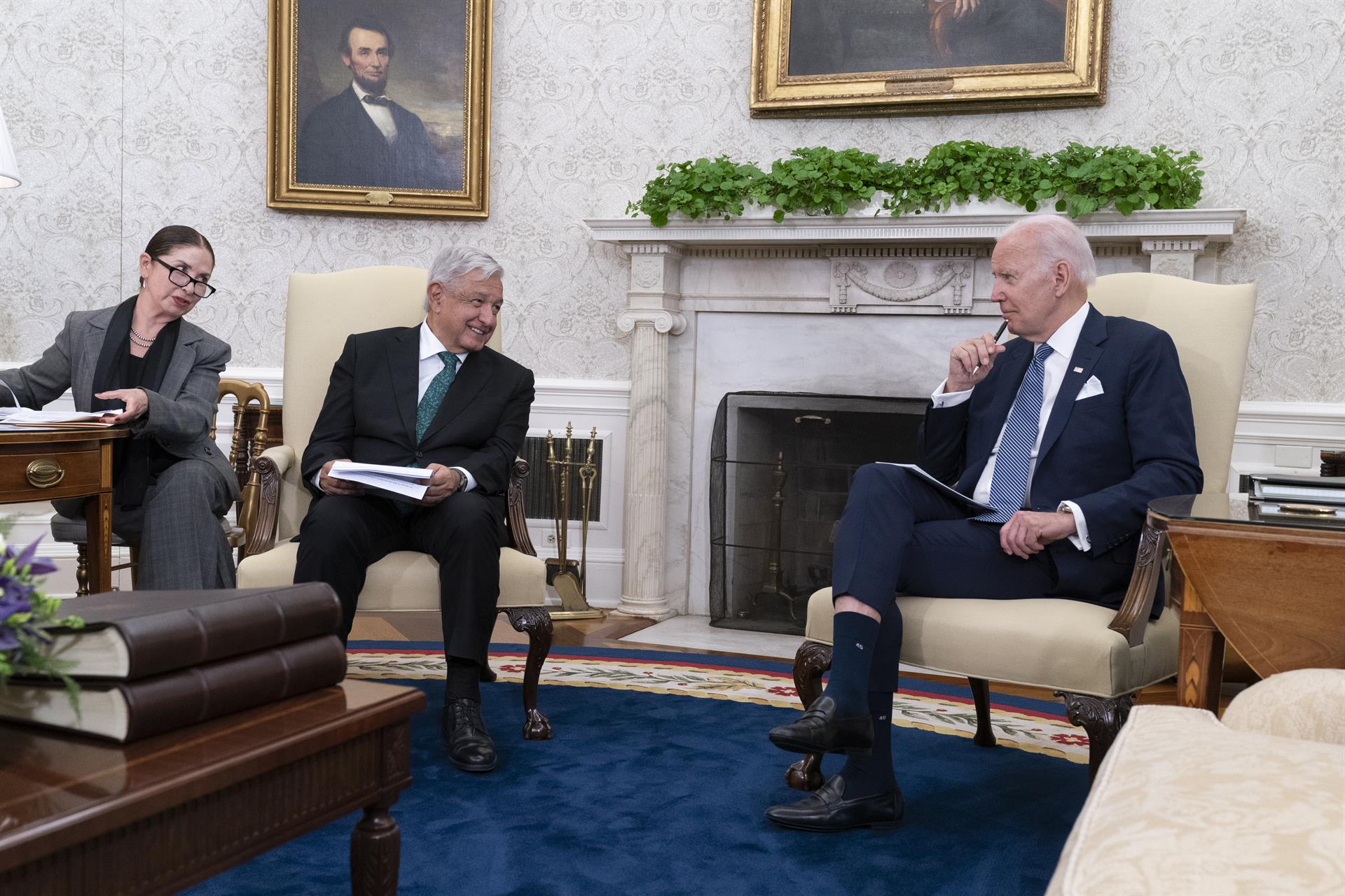 Joe Biden y AMLO se reunieron en la Casa Blanca para tratar la crisis migratoria