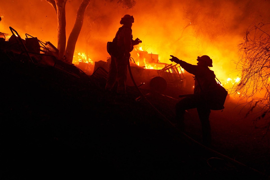 Incendios forestales en California. Foto EFE