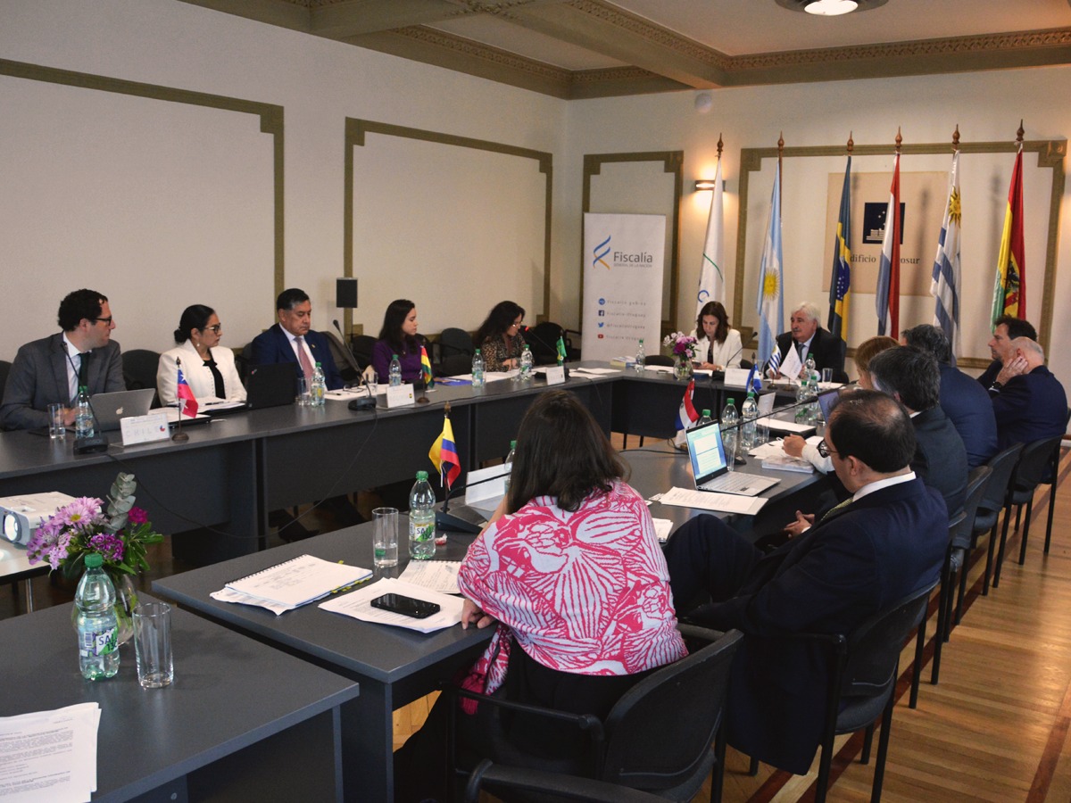 Los representantes de los ministerios públicos y fiscalías en Colombia. Foto @FiscaliaCol