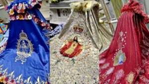 Mantos de la Virgen del Rosario de Chiquinquirá para este 2022.