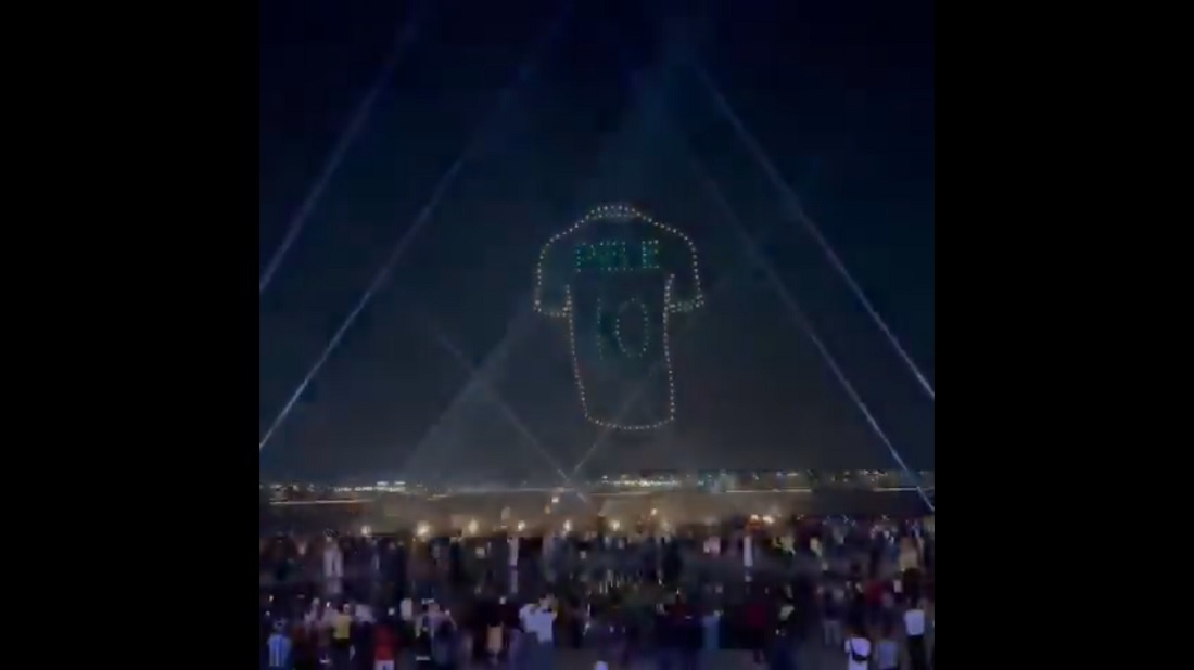 Homenaje de la FIFA a Pelé. Captura de pantalla