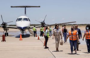 Primer vuelo comercial entre Curazao y Venezuela desde 2019.