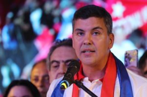 Santiago Peña, presidente electo de Paraguay. Foto: Raúl Martínez / EFE