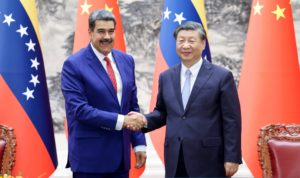 Nicolás Maduro (i) y el presidente chino Xi Jinping (d). Foto: Prensa Presidencial.