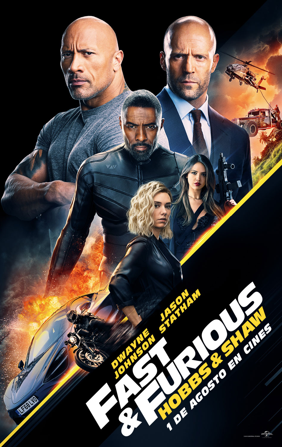 Resultado de imagen para hobb y shaw poster