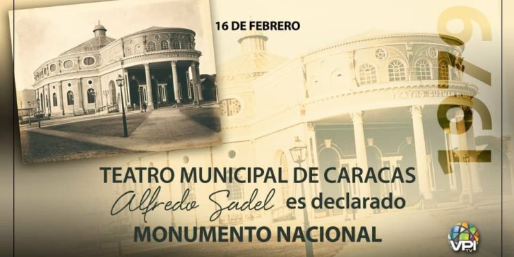 #Efeméride | 16 de febrero: Teatro Municipal de Caracas Alfredo Sadel es declarado monumento nacional