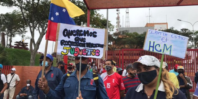 #Venezuela | Obreros de Sidor se mantienen en protestas de calle en Bolívar