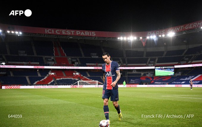 Ángel Di María fue víctima de robo mientras disputaba un partido con el PSG