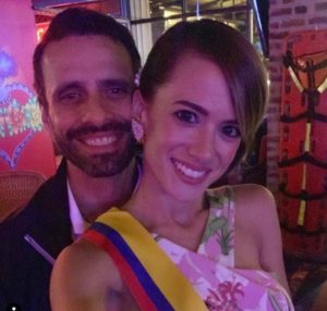 Capriles y Valeria Valle | Foto: Cortesía