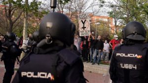 Protesta en Madrid | Foto: Cortesía NTN24