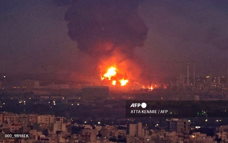 Incendio Teherán