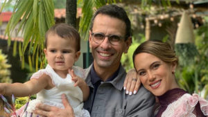 Nació Lili Margarita, la segunda hija de Capriles Radonski y Valeria Valle