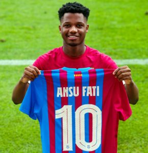 Ansu Fati Barcelona 10