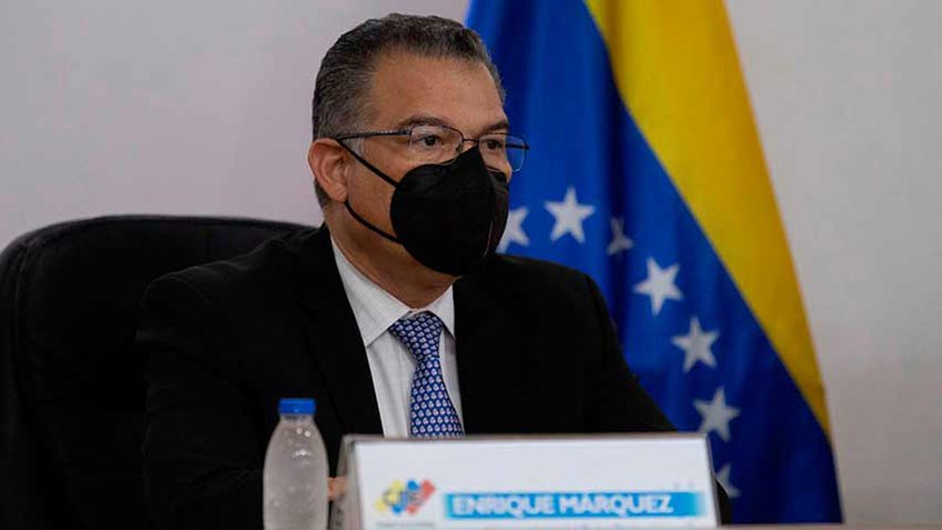 Enrique Márquez, rector del CNE. Foto: Twitter