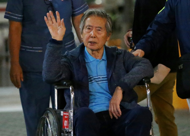 Alberto Fujimori, expresidente de Perú. Foto: AFP