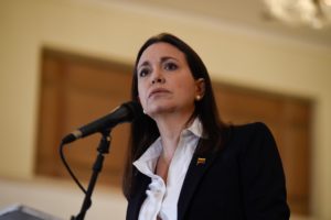 María Corina Machado, dirigente política venezolana. Foto: AFP.