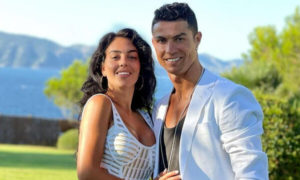 Georgina Rodríguez y Cristiano Ronaldo.