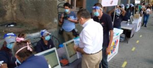 Enrique Márquez en la Feria Electoral. Foto: Twitter