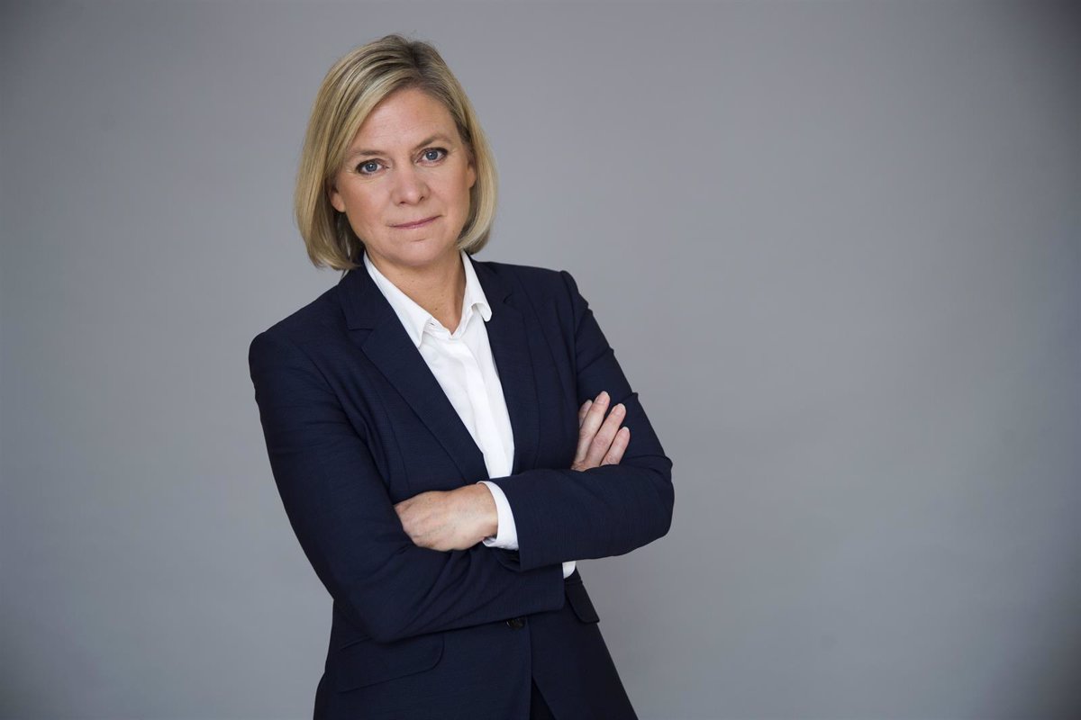 Magdalena Andersson, primera ministra de Suecia.