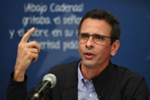 Henrique Capriles, dirigente político venezolano. Foto: Federico Parra / AFP.