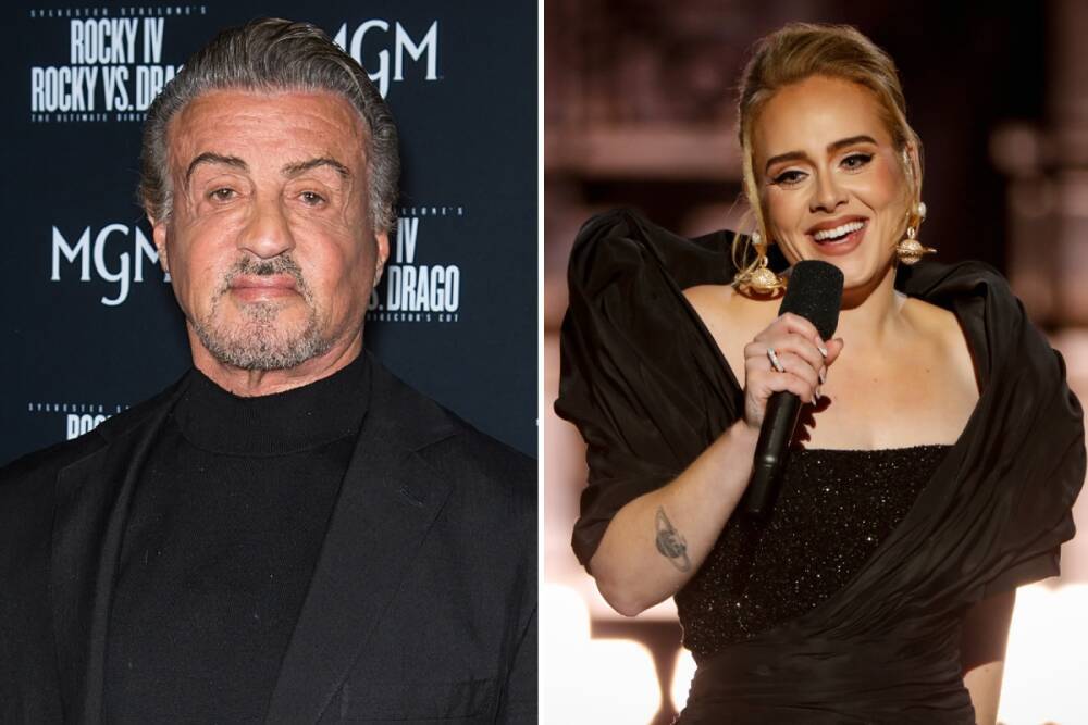 Sylvester Stallone y Adele