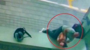Captura del video de seguridad