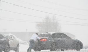 Tormenta de nieve en Estados Unidos. Foto: Twitter