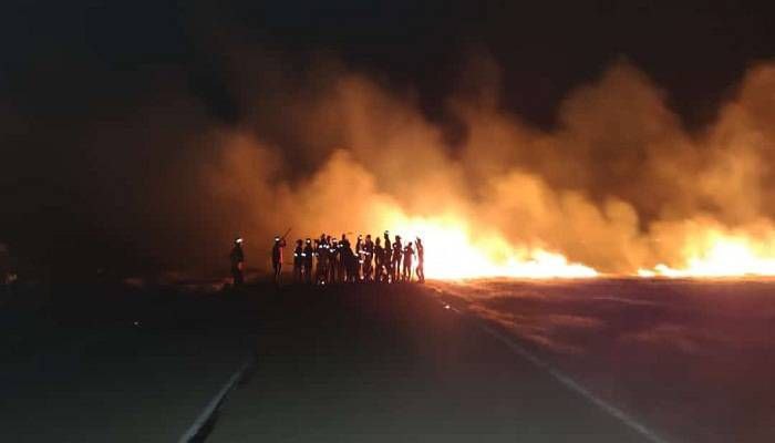 incendio en Falcón