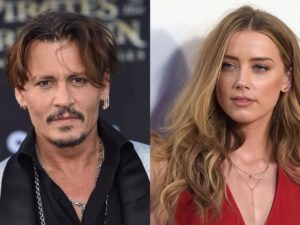 Johnny Depp y Amber Heard.