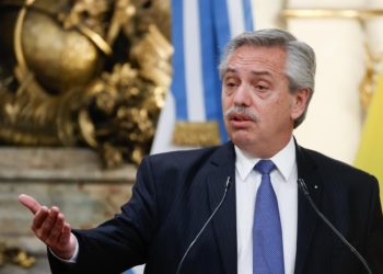 Alberto Fernández durante su etapa como presidente de Argentina. Foto: EFE