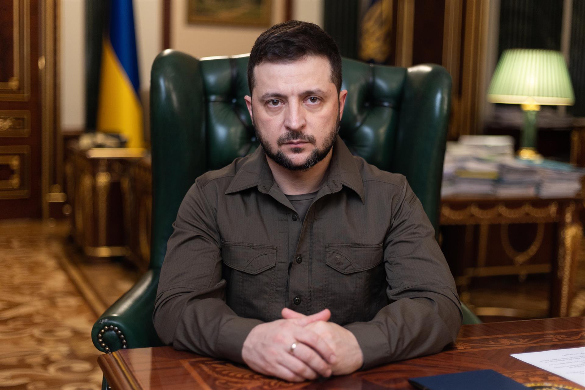 Volodimir Zelensky, presidente de Ucrania. Foto: UKRAINIAN PRESIDENTIAL PRESS SERVICE