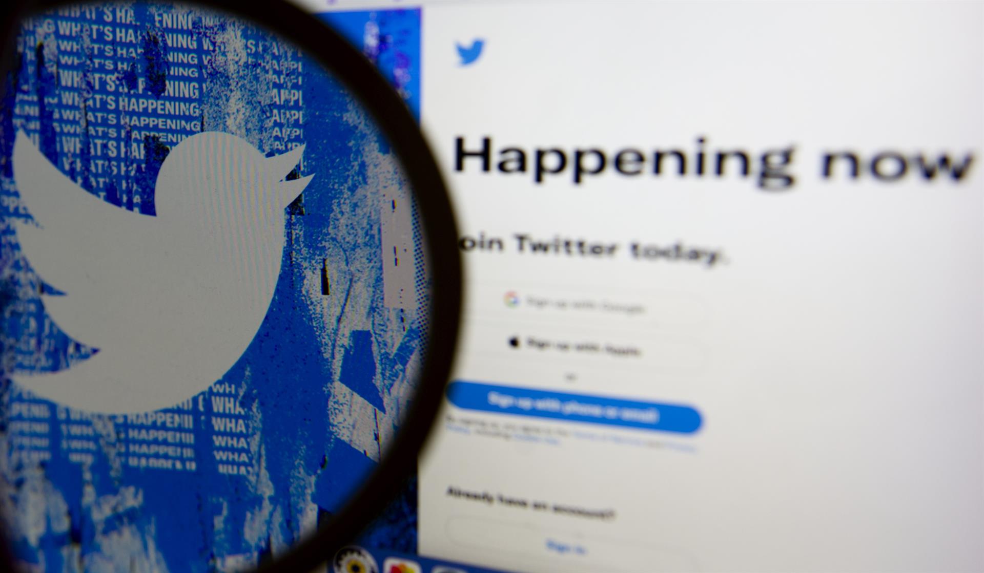 Twitter. Foto: EFE/EPA/ANDREJ CUKIC
